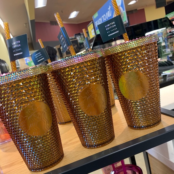 Honey color limited edition Starbucks tumbler